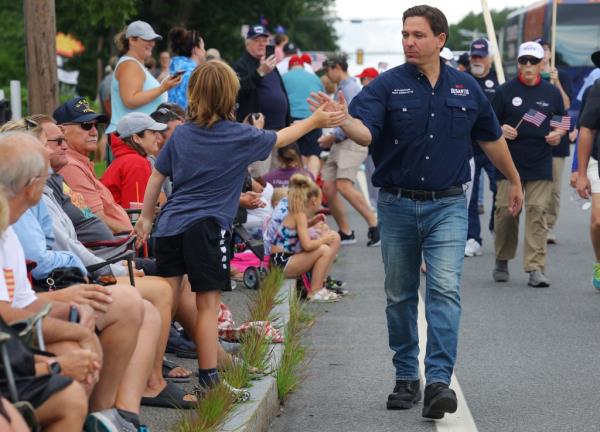 DeSantis called Trump's supporters in Co<em></em>ngress "listless vessels" and said that Trump never "drained the swamp."