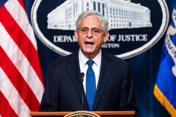 US Attorney General Merrick Garland.