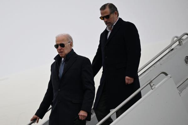 Joe and Hunter Biden.