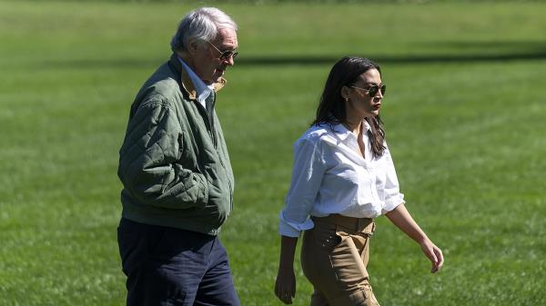 Sen. Edward Markey (D-Mass.) and Rep. Alexandria Ocasio-Cortez (D-N.Y.)