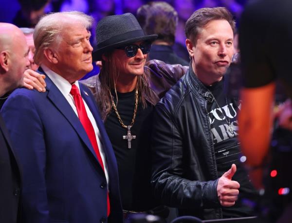 Do<em></em>nald Trump, Kid Rock, Elon Musk